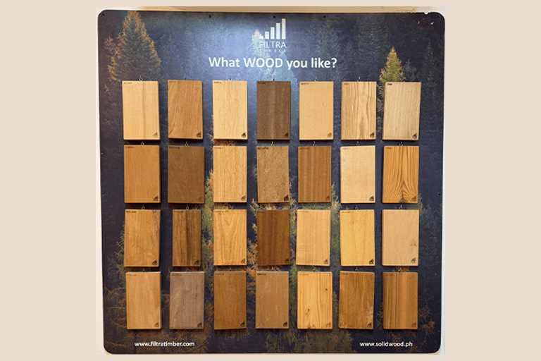 Philippine Wood species versus legal and sustainable imported wood