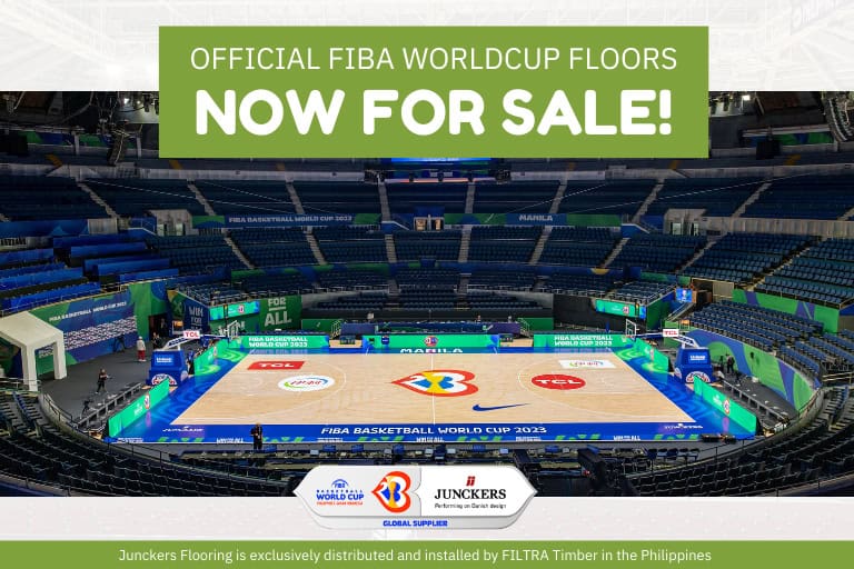 Official 2023 FIBA World Cup floors from the Philippine arena & MOA arena now for sale!
